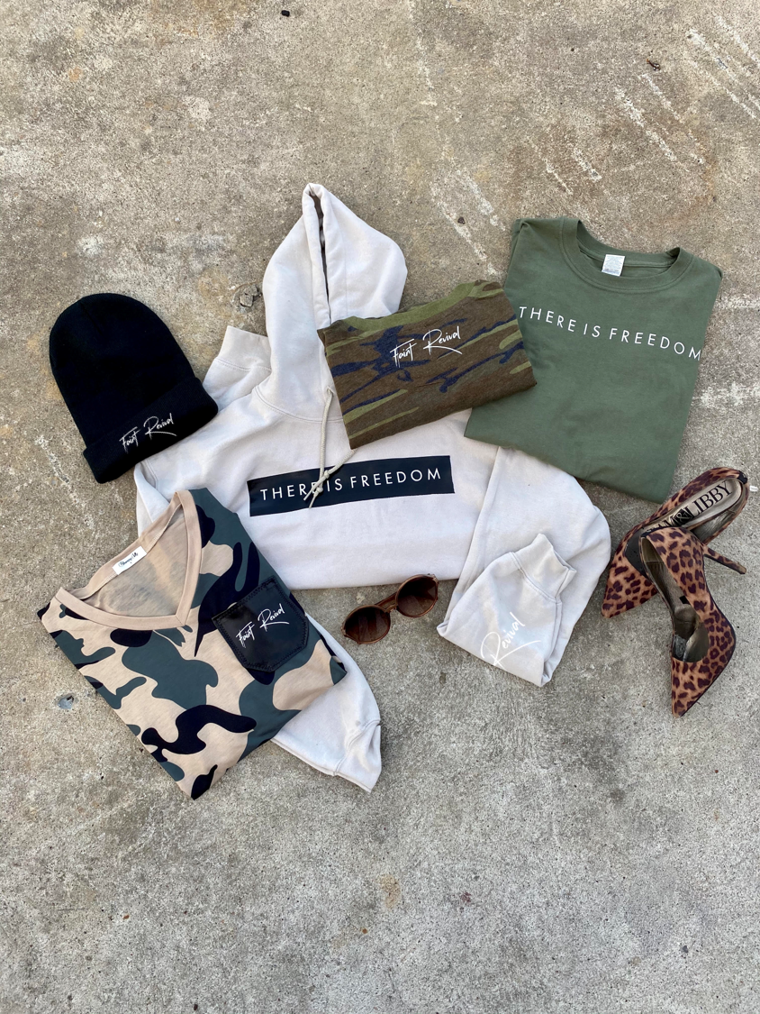 Unisex Camo Freedom Tee