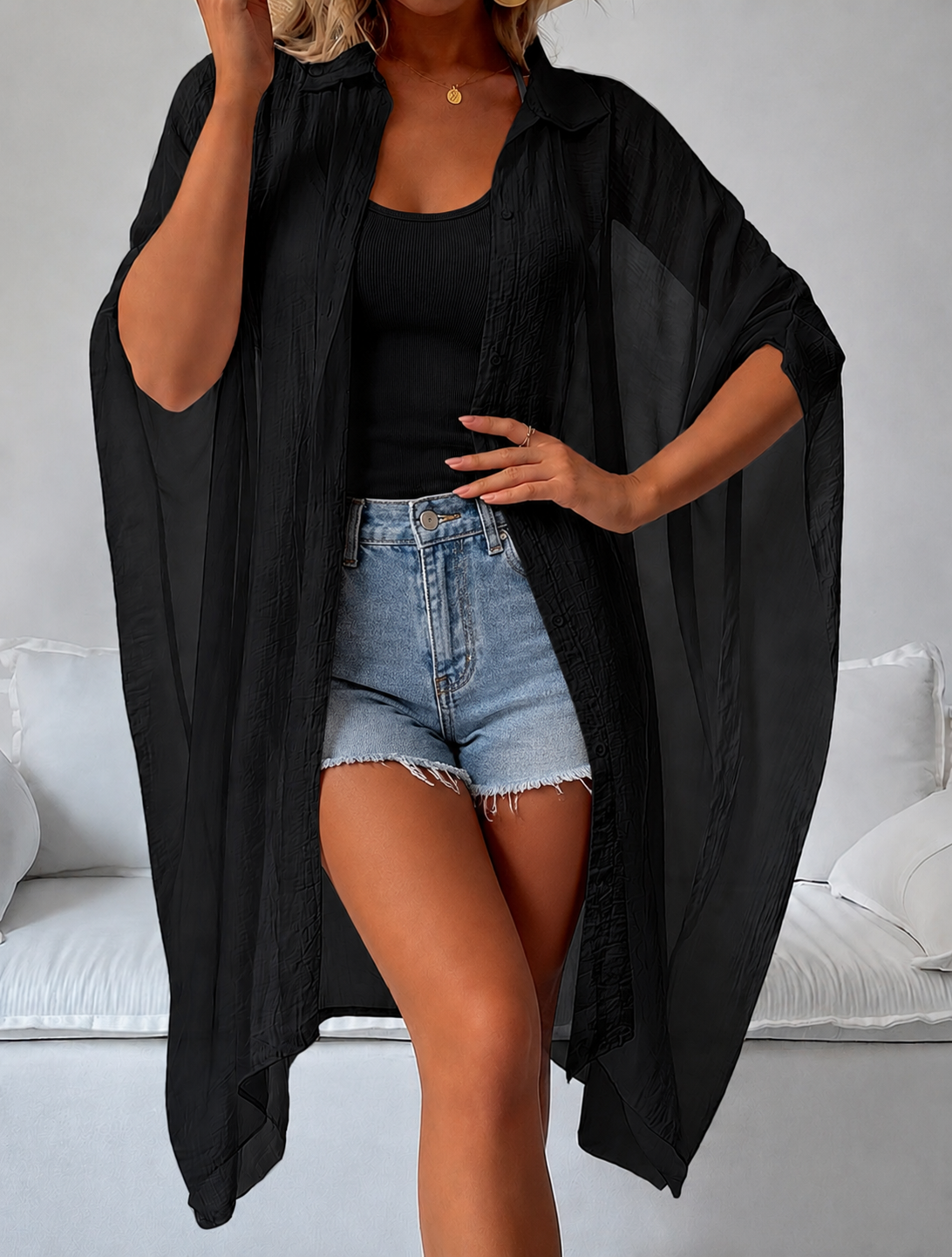 SIP One-Size Button Tunic