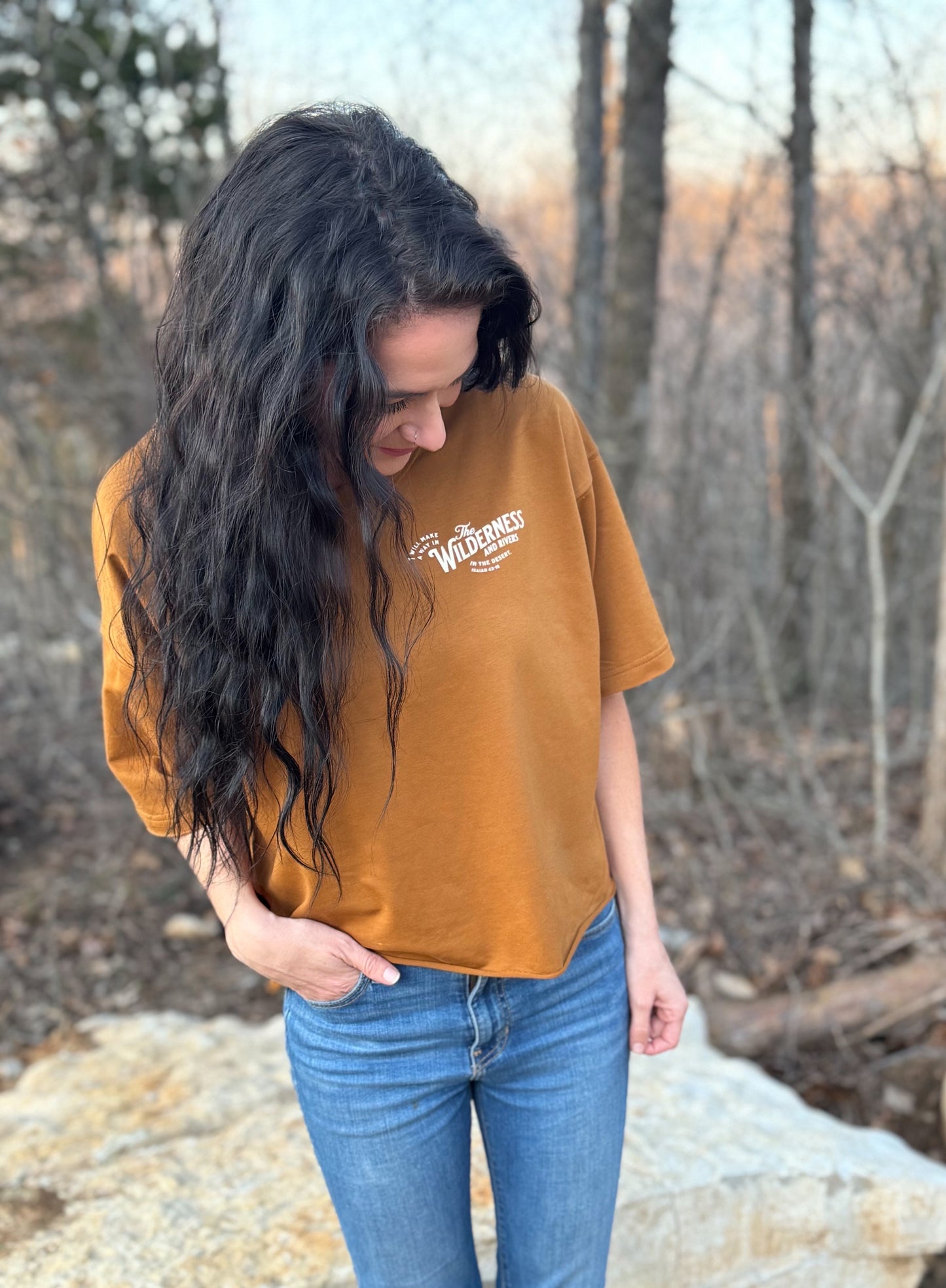 Mountain Wilderness Relax-Crop Tee