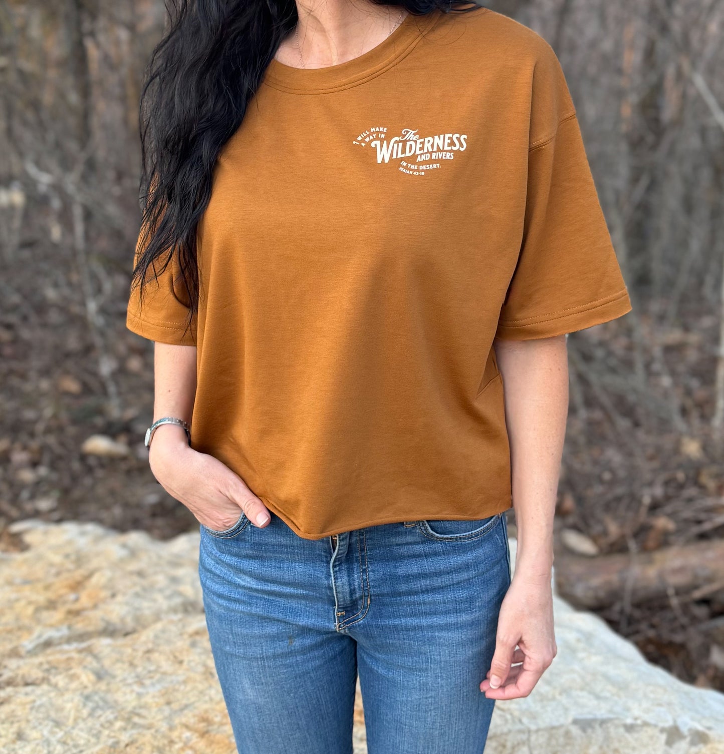 Mountain Wilderness Relax-Crop Tee