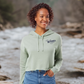 Wild Wilderness Sage Cropped Hoodie